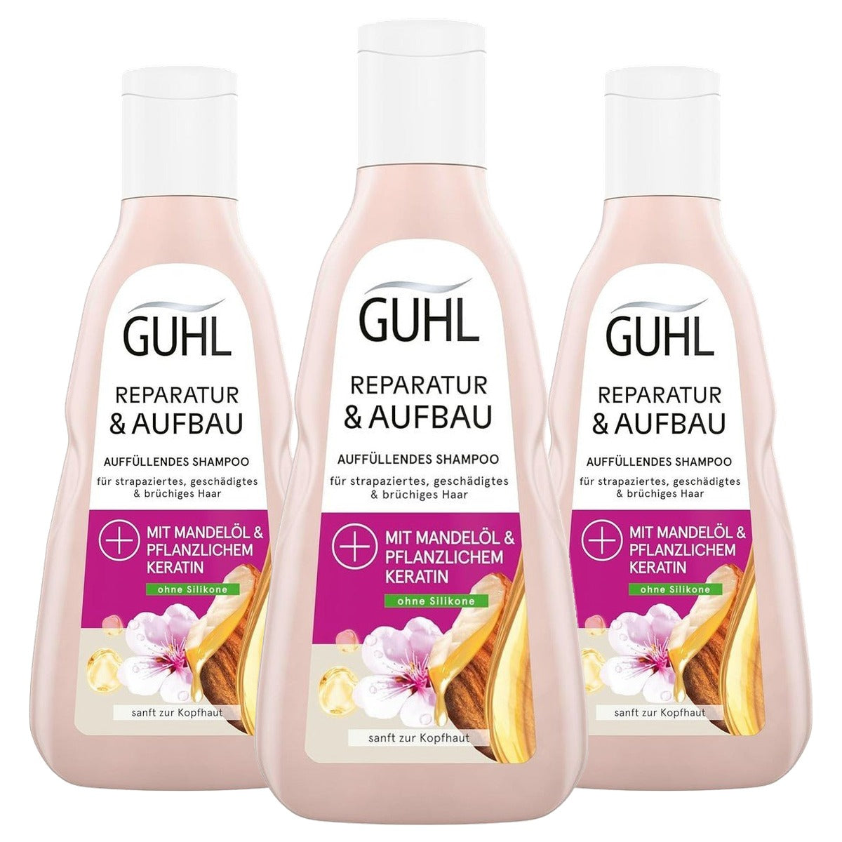 Guhl Opbouw Shampoo 250 ml - 3 stuks