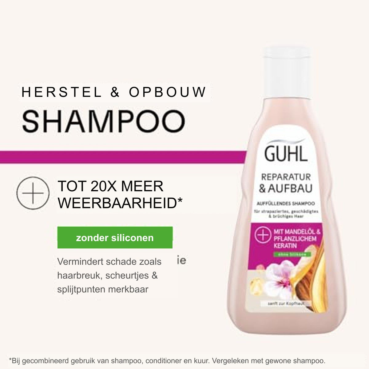 Guhl Opbouw Shampoo 250 ml - 6 stuks
