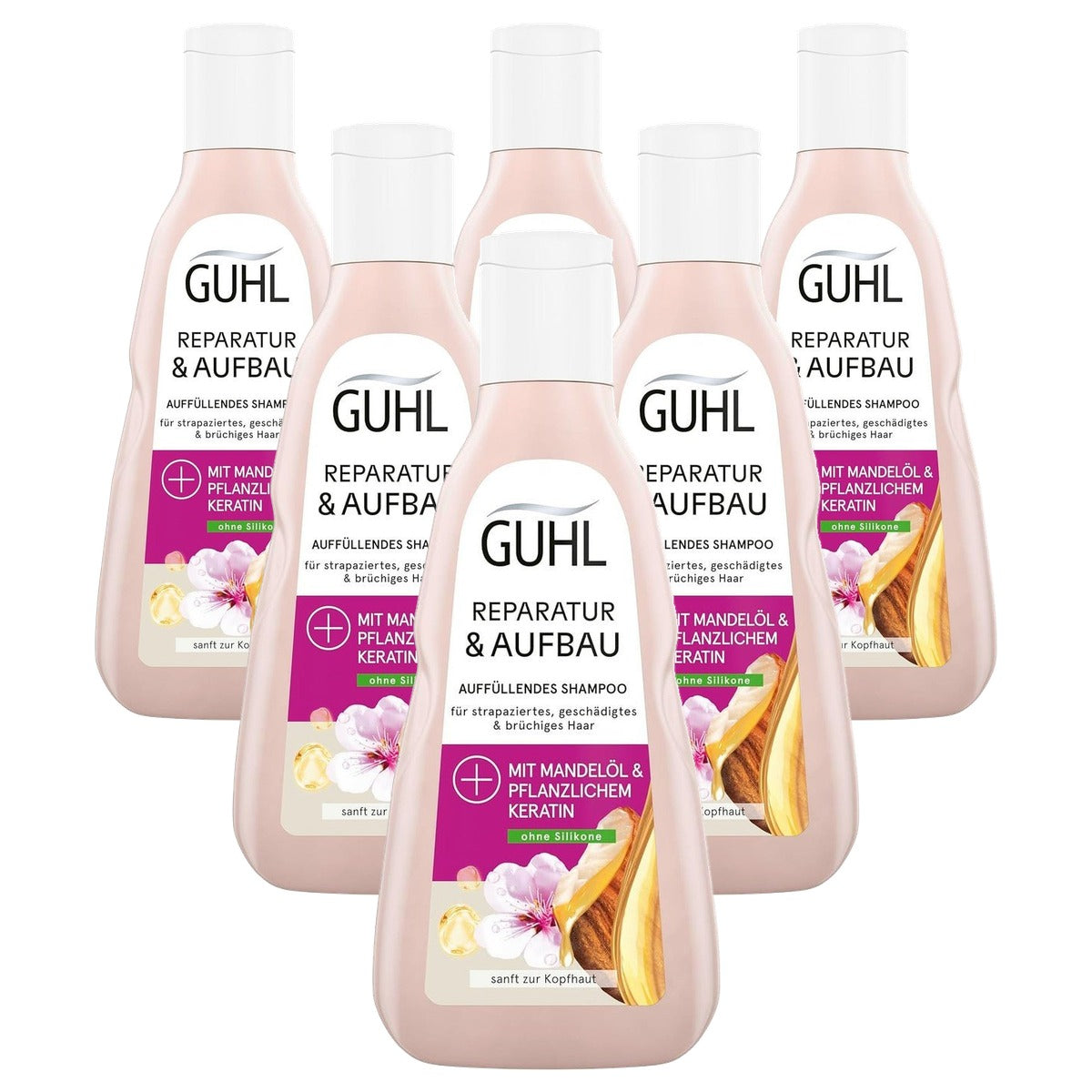 Guhl Opbouw Shampoo 250 ml - 6 stuks