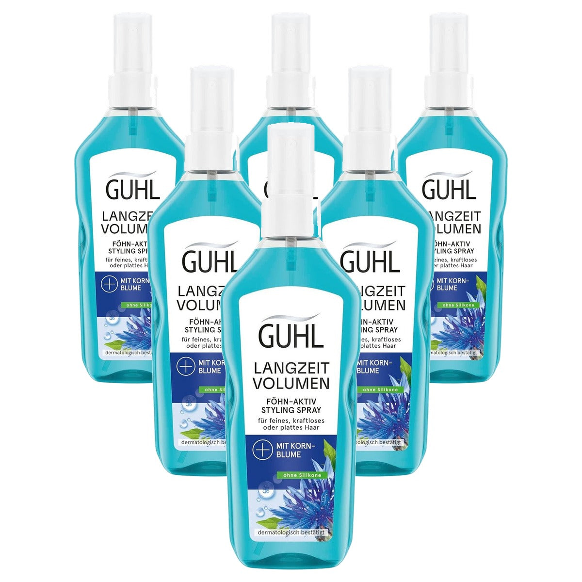 Guhl Föhn-Aktiv Styling Spray Langdurig Volume 6 x 150 ml - Voordeelverpakking