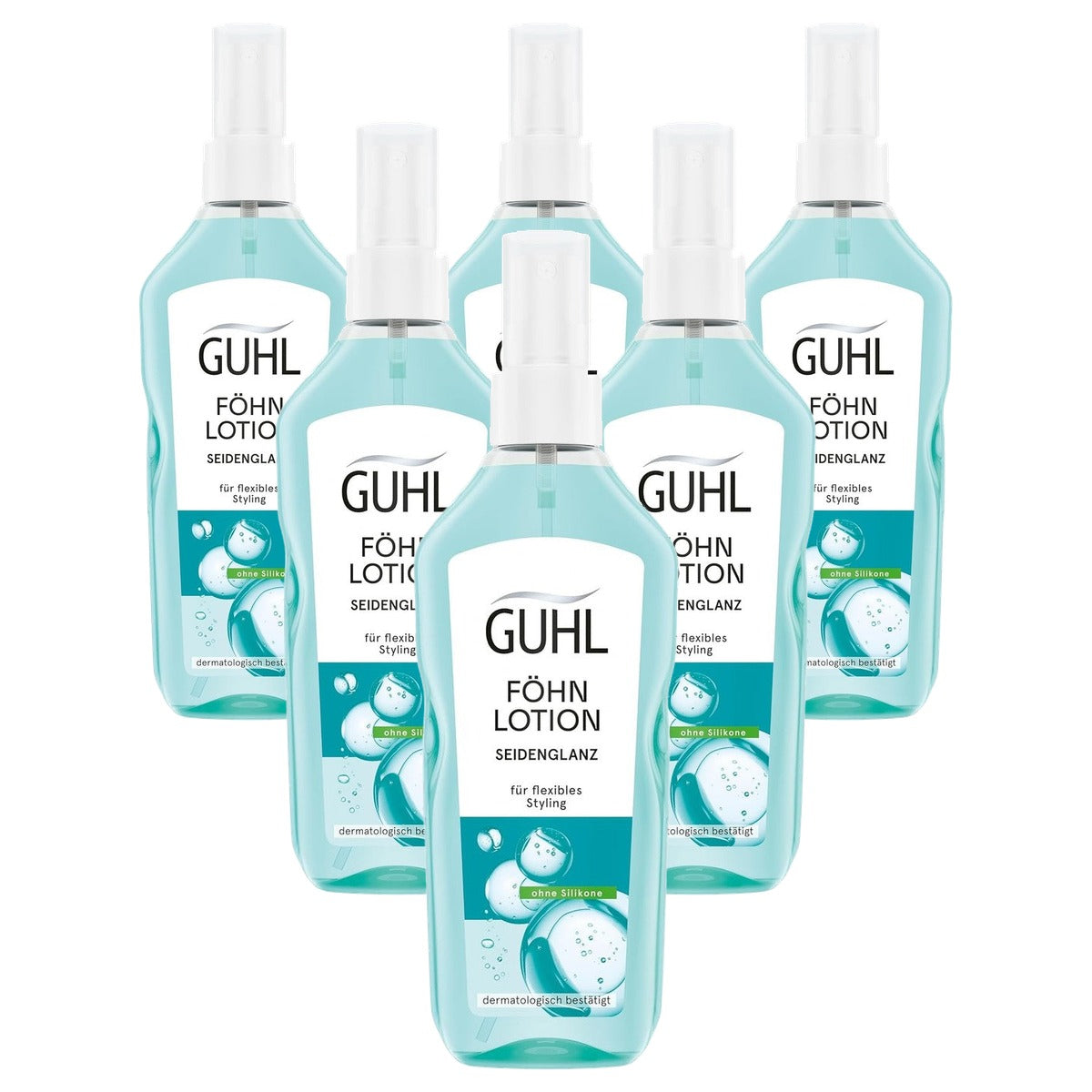 Guhl Föhn Lotion Zijdeglans 6 x 150 ml - Voordeelverpakking