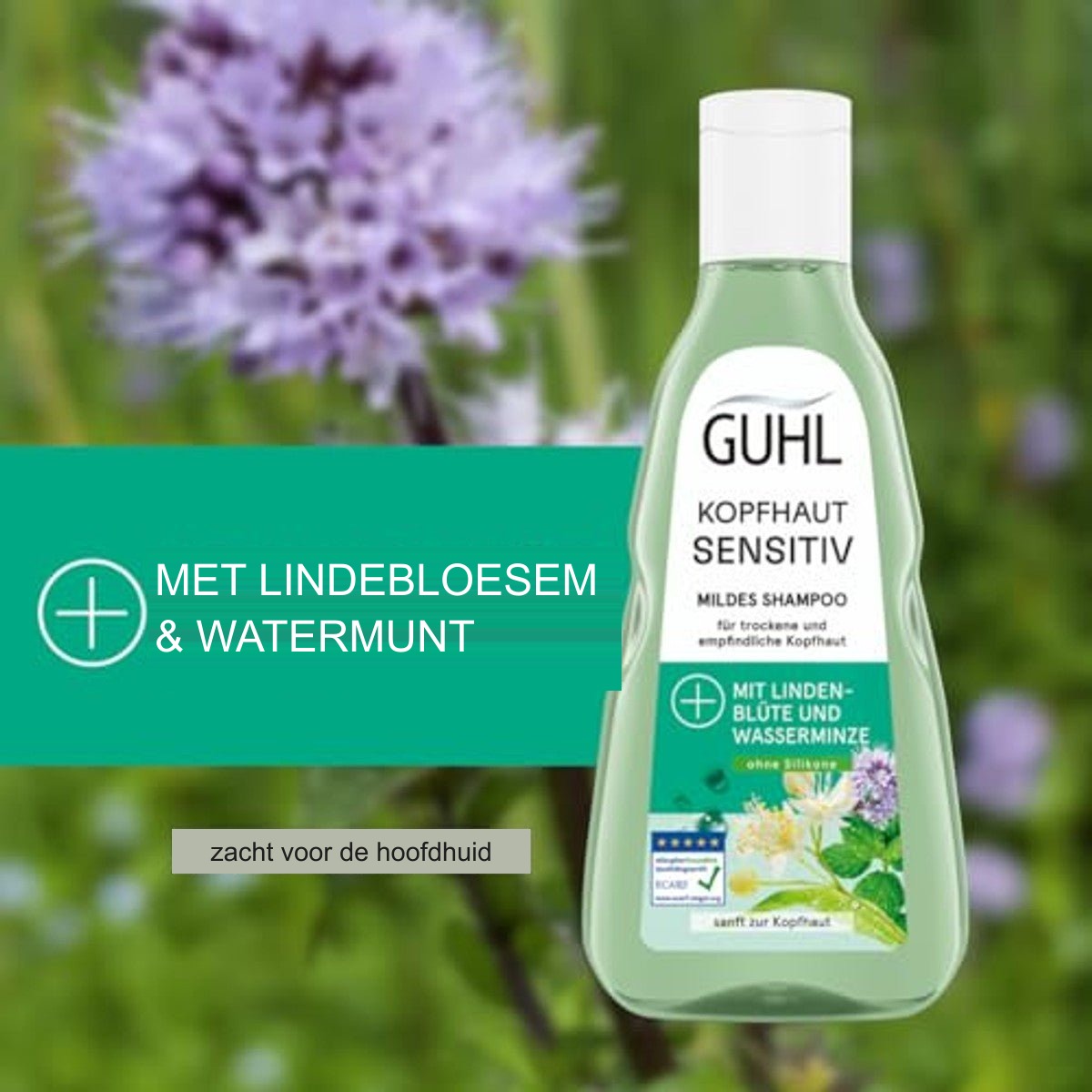 Guhl Hoofdhuid Sensitiv Shampoo 250 ml met Lindebloesem en Watermunt