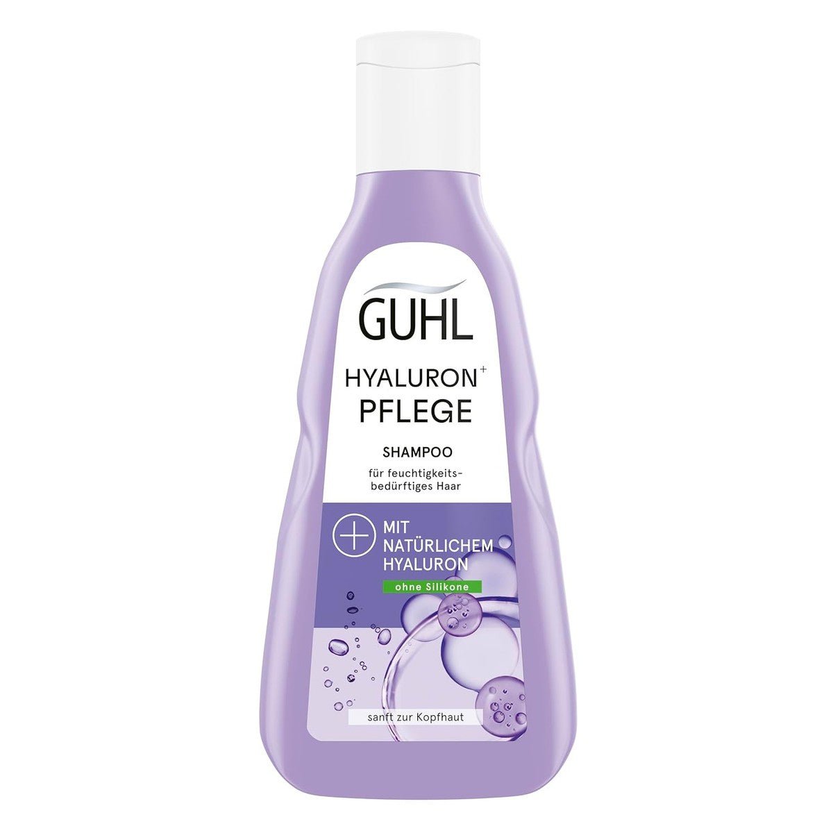 Guhl Hyaluron+ verzorgende vochtshampoo - inhoud: 250 ml - zonder siliconen - met natuurlijk hyaluron - intensieve hydratatie en verzorging door Guhl nu bij Huishoudvoordeel