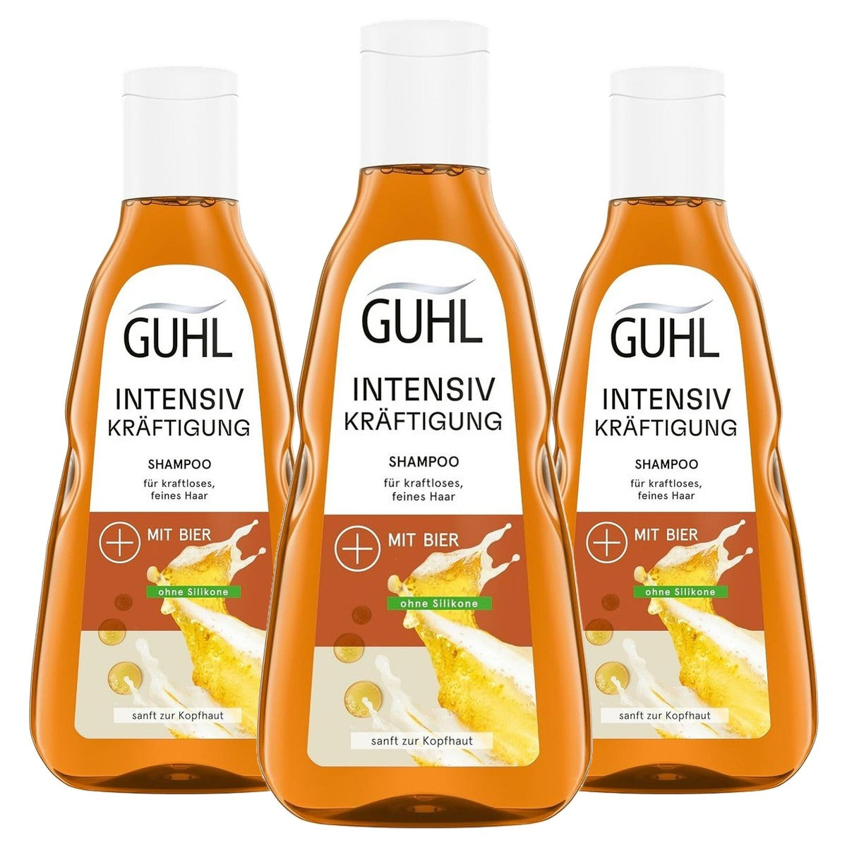 Guhl Intensieve Stevigheid Shampoo 250 ml - 3 stuks