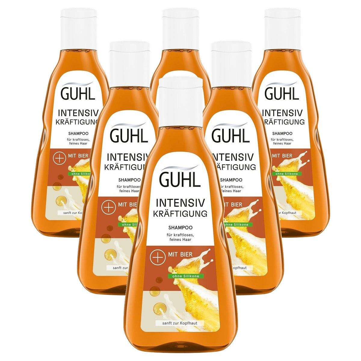 Guhl Intensieve Stevigheid Shampoo 250 ml - 6 stuks
