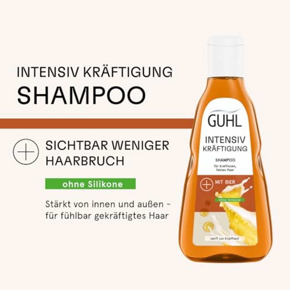 Guhl Intensieve versterkende shampoo - inhoud: 250 ml - haartype: normaal door Guhl nu bij Huishoudvoordeel