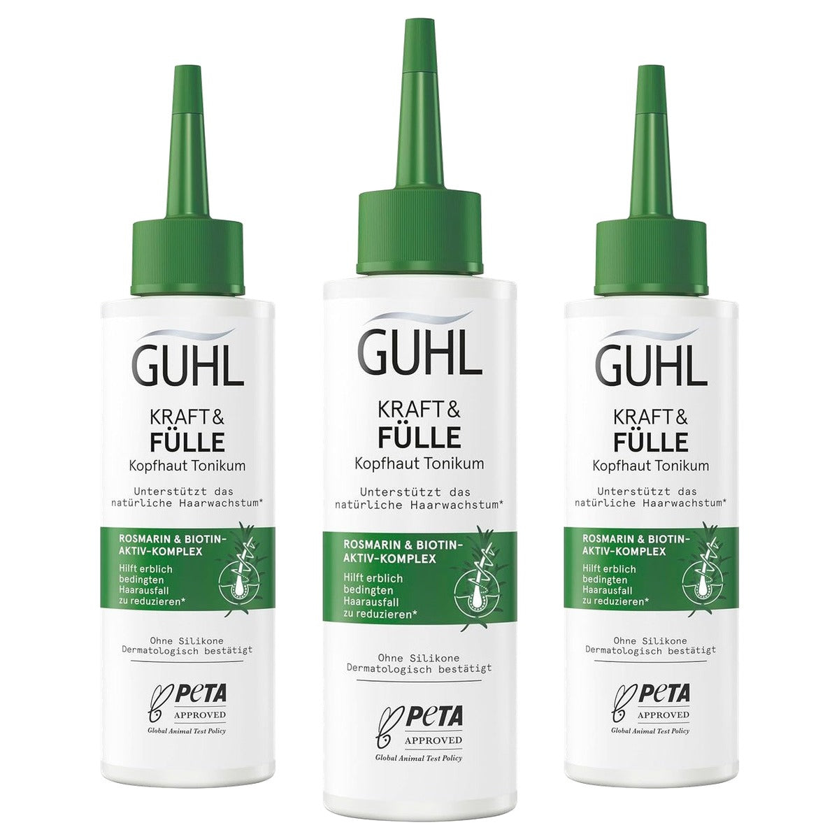 Guhl Kracht en Volheid Hoofdhuid Tonicum 3 x 125 ml - Voordeelverpakking