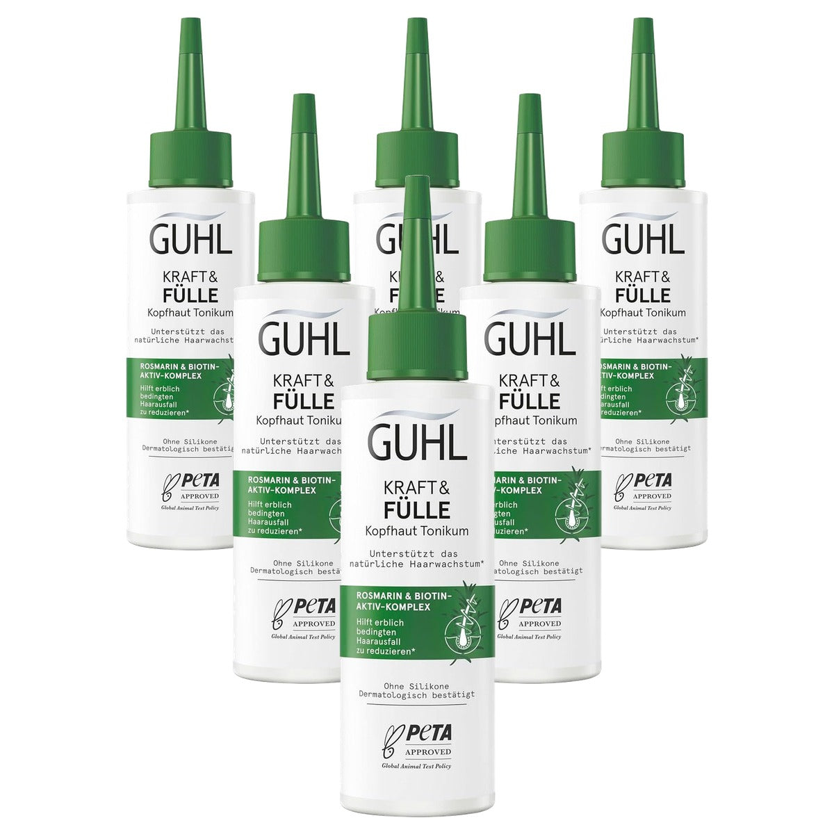Guhl Kracht en Volheid Hoofdhuid Tonicum 6 x 125 ml - Voordeelverpakking