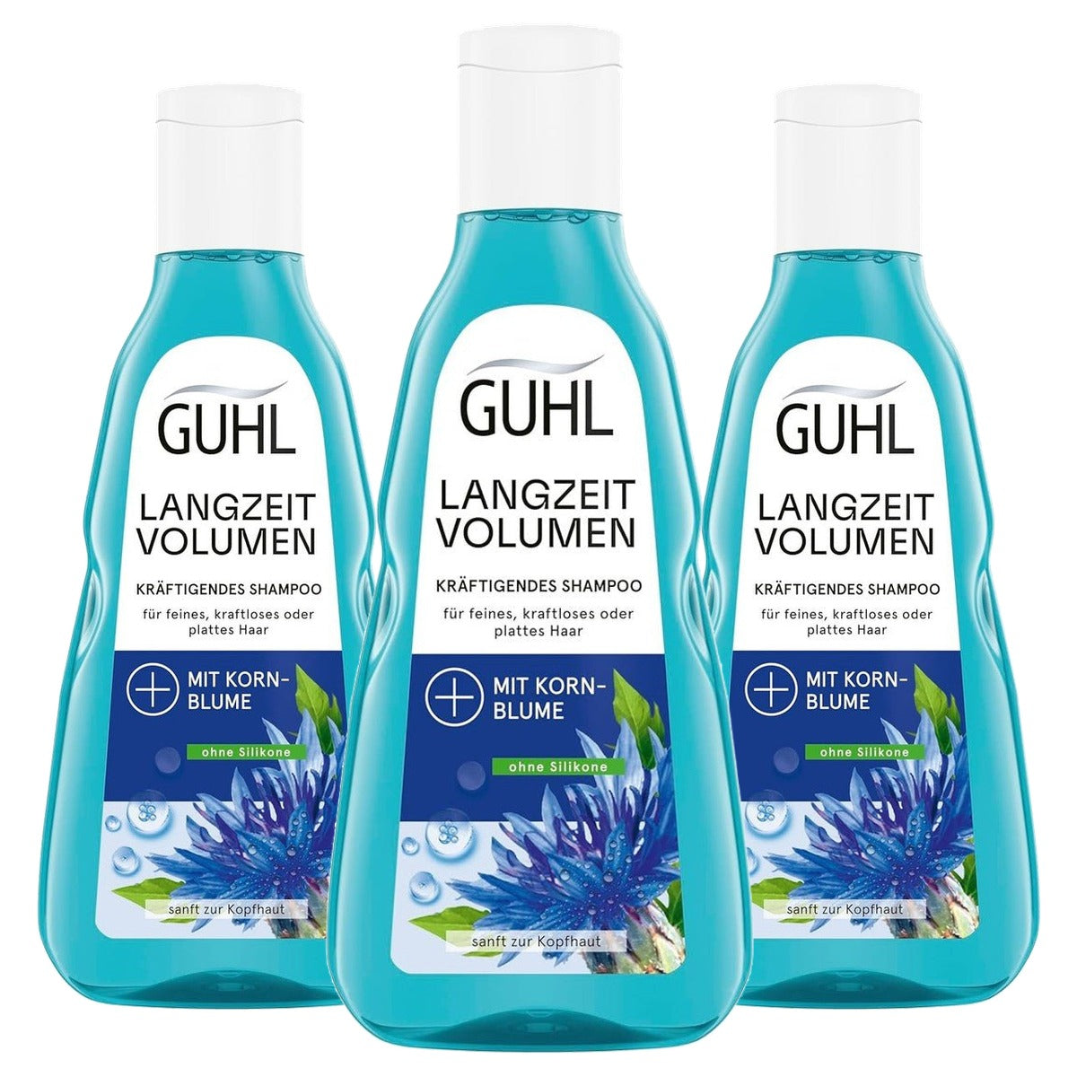 Guhl Langdurig Volume Shampoo 250 ml - 3 stuks