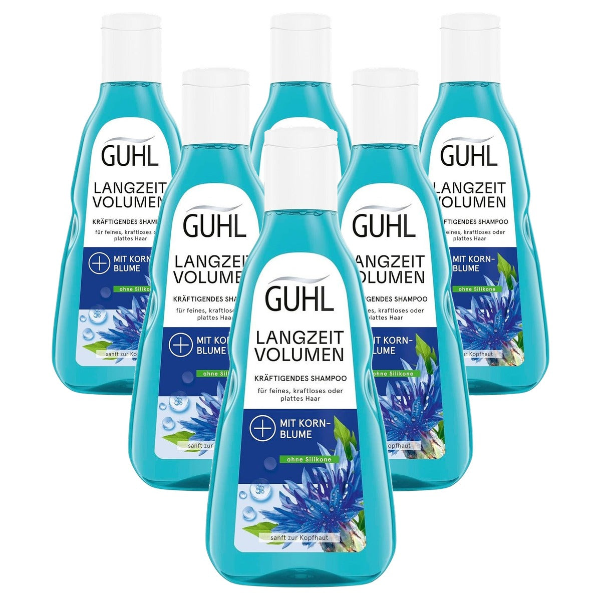 Guhl Langdurig Volume Shampoo 250 ml - 6 stuks