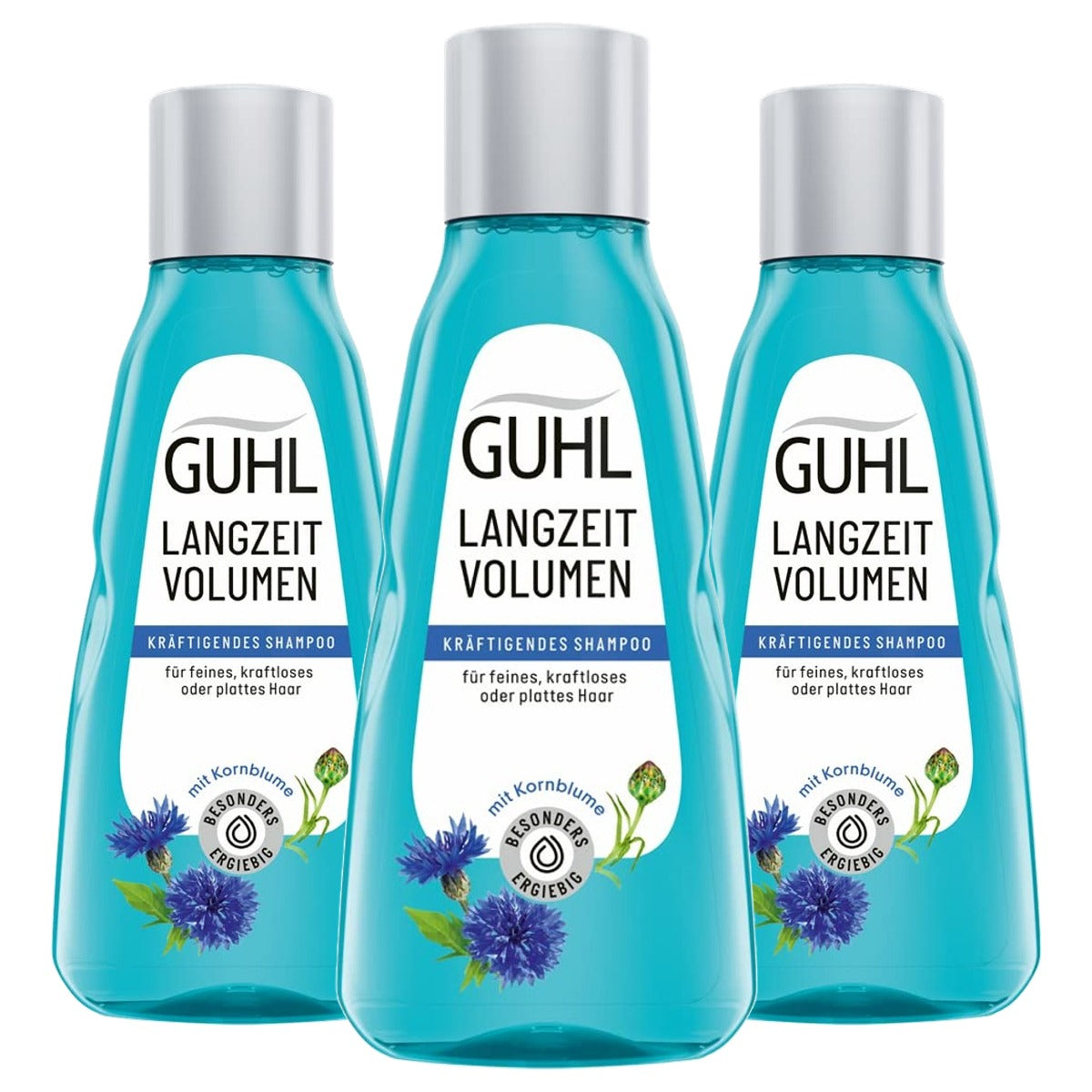Guhl Langdurig Volume Shampoo 3 x 50 ml - Voordeelverpakking