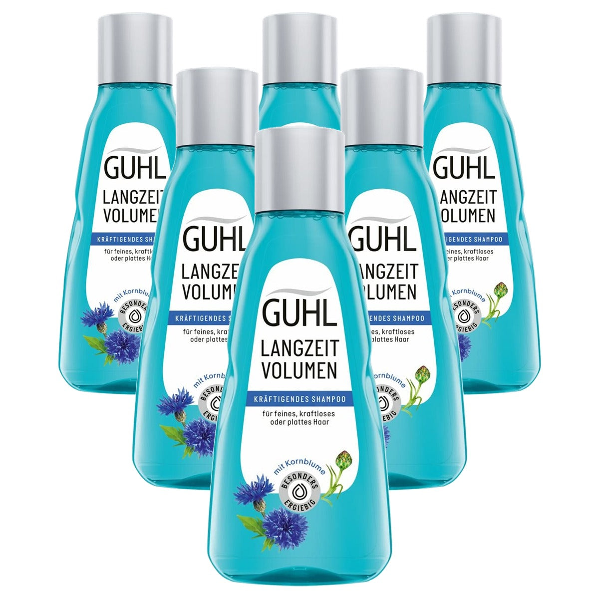 Guhl Langdurig Volume Shampoo 6 x 50 ml - Voordeelverpakking