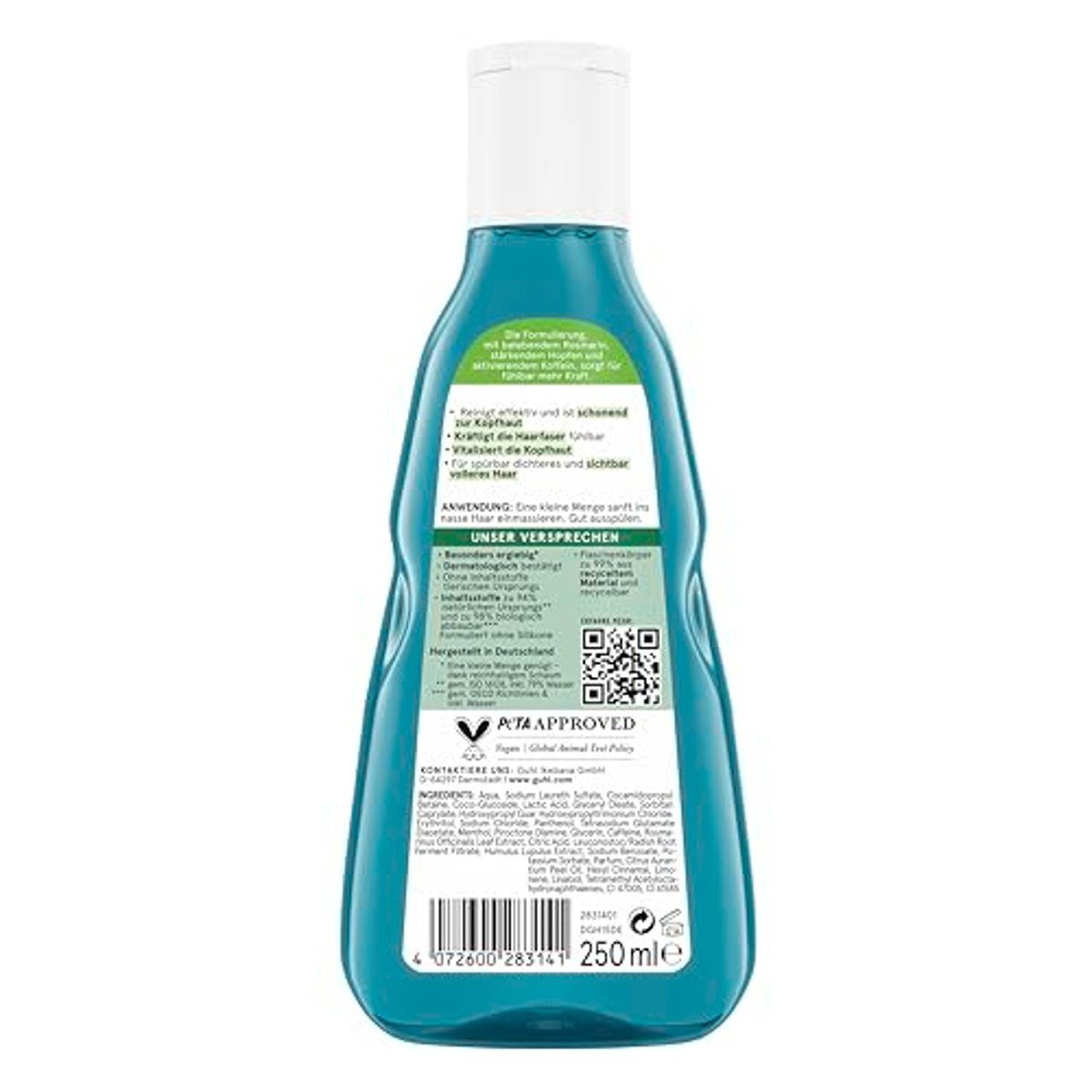 Guhl Men Vol & Sterk Shampoo 250 ml - 3 stuks