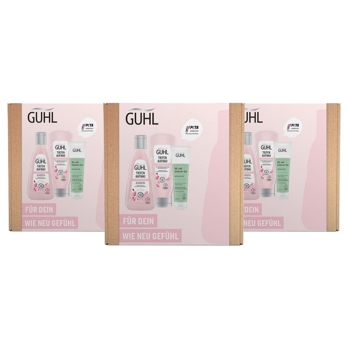 Guhl Reparatie Voordeelset 3 x 550 ml - Voordeelverpakking