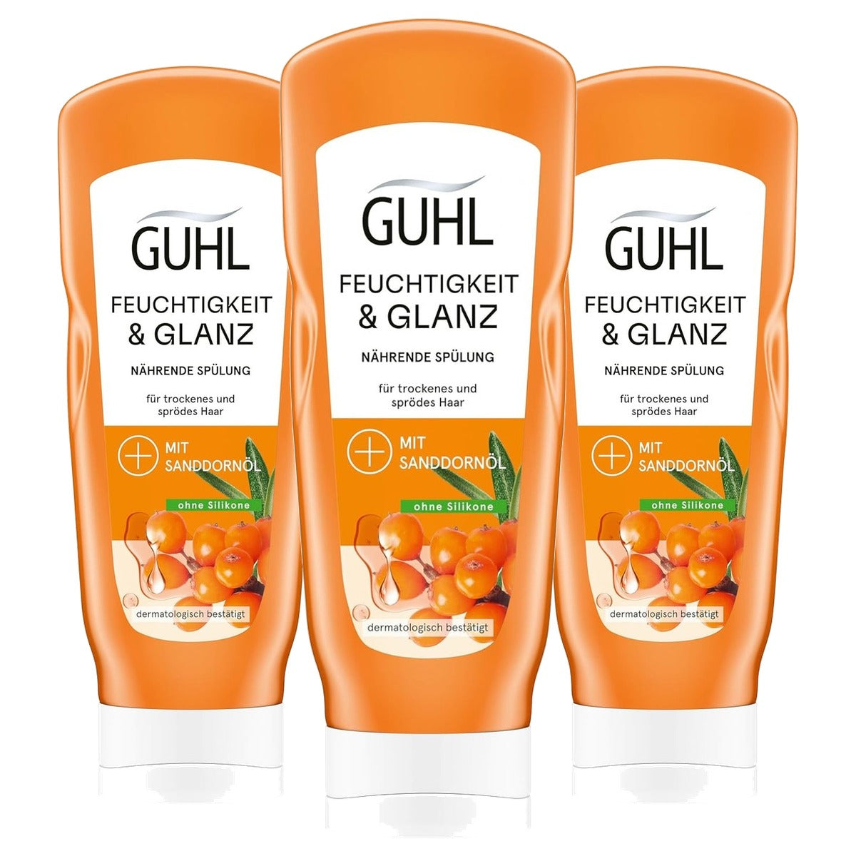 Guhl Vochtopbouwspoeling 3 x 200 ml - Voordeelverpakking