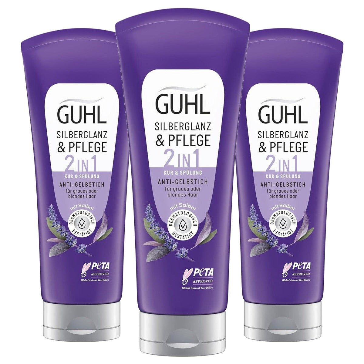 Guhl Zilverglans & Verzorgende Kuur 3 x 200 ml - Voordeelverpakking
