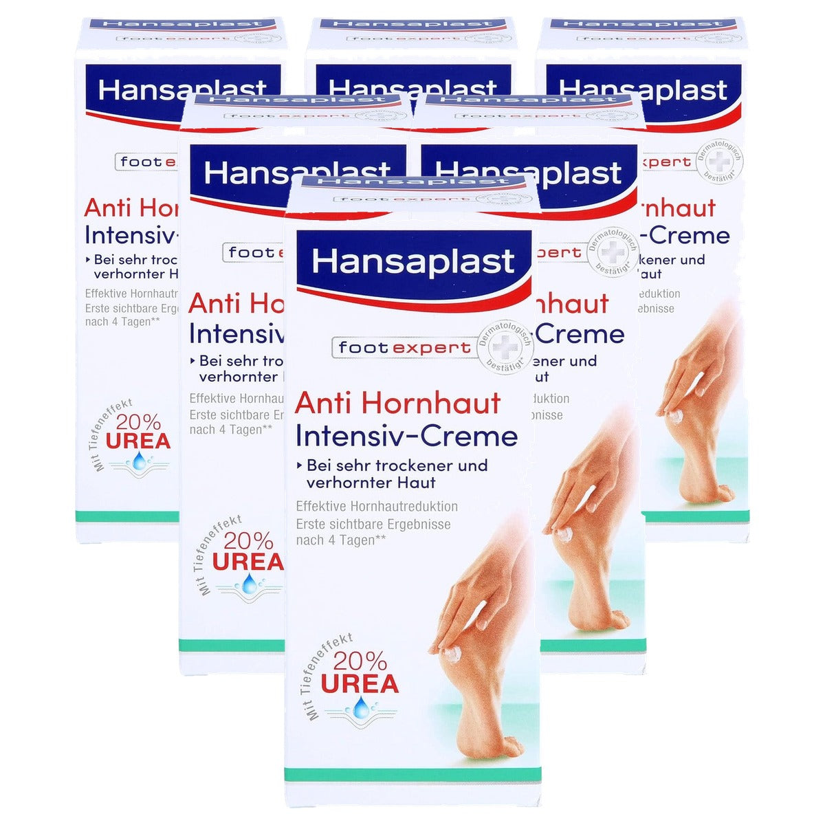 Hansaplast Intensieve anti-eeltcrème 6 x 75 ml - Voordeelverpakking