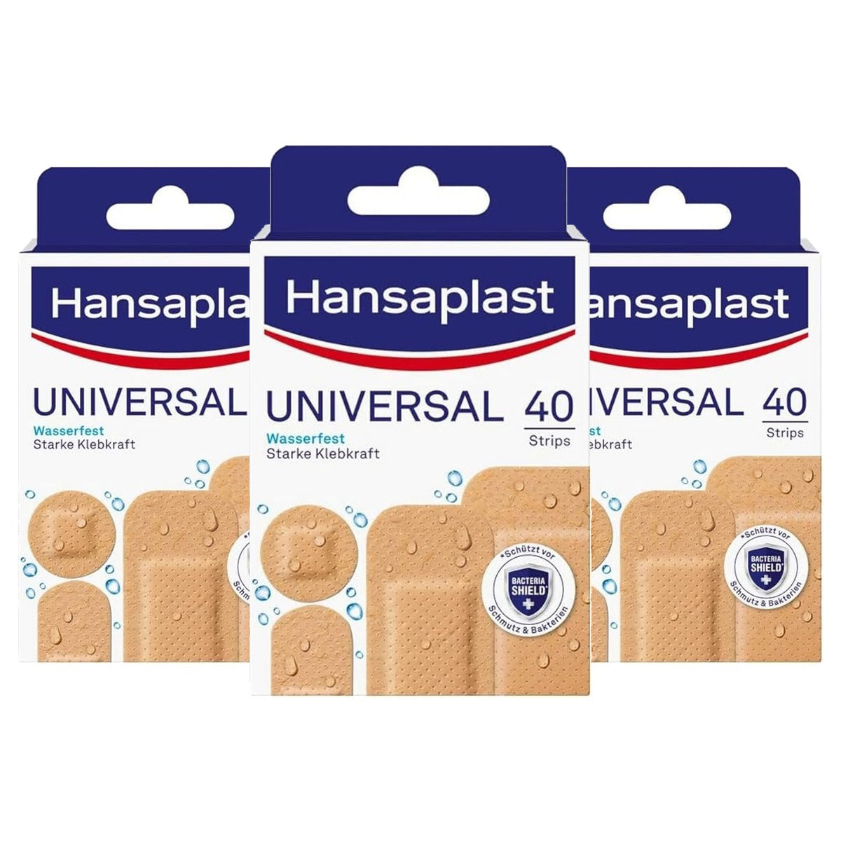 Hansaplast Universele pleisters 40 strips - 3-pack