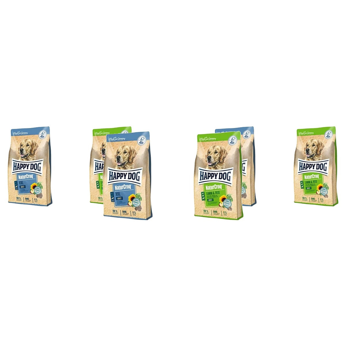 Happy Dog NaturCroq XXL & lam & rijst droogvoer hond 15 kg - 3-pack
