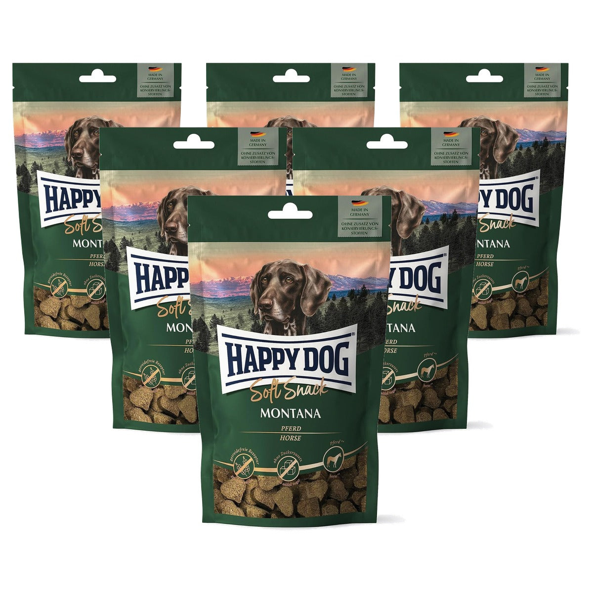 Happy Dog SoftSnack Montana hondensnack 100 g - 6-pack