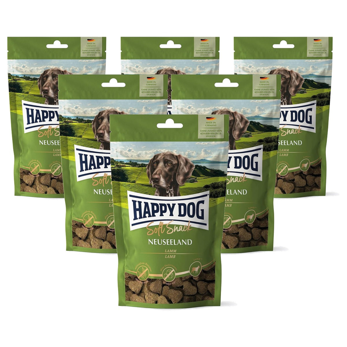 Happy Dog SoftSnack Nieuw-Zeeland hondensnack 100 g - 6-pack