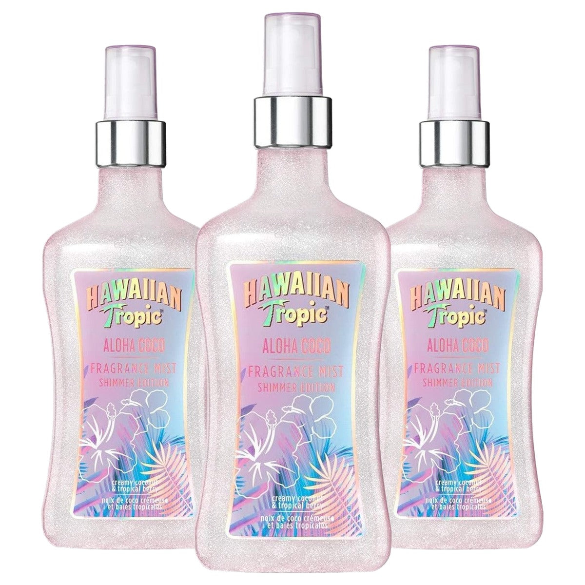 HAWAIIAN Tropic Aloha Coco Body Spray, 3 x 250 ml - Voordeelverpakking