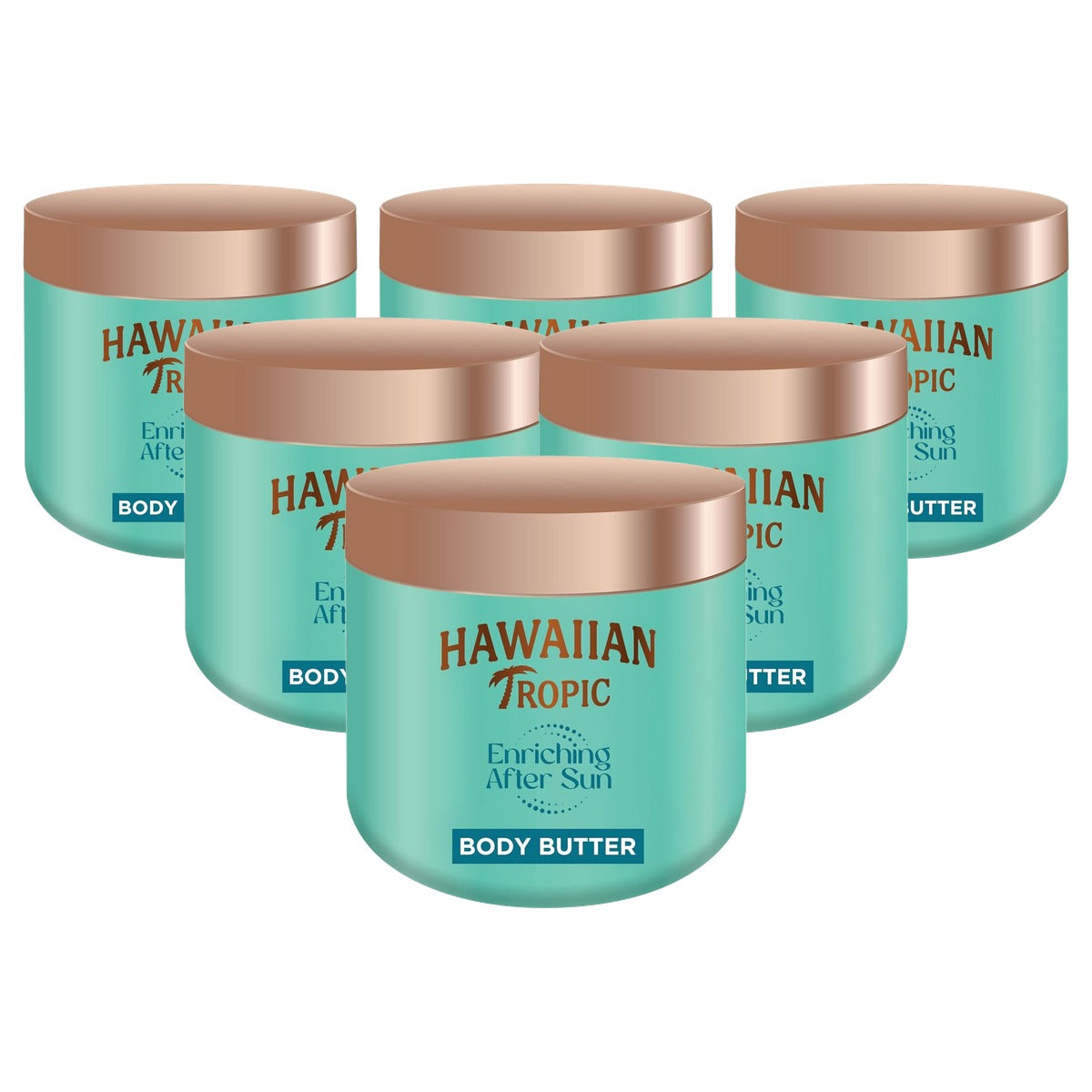 Hawaiian Tropic Enriching After Sun Body Butter 6 x 250 ml - Voordeelverpakking