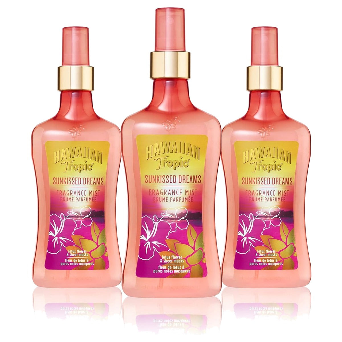 HAWAIIAN Tropic Sun Kissed Dreams Body Spray 3 x 250 ml - Voordeelverpakking