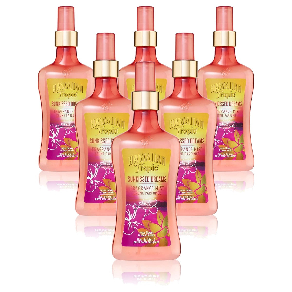 HAWAIIAN Tropic Sun Kissed Dreams Body Spray 6 x 250 ml - Voordeelverpakking