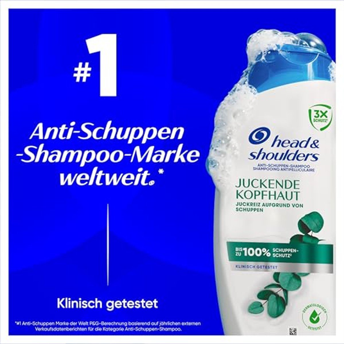 Head & Shoulders Jeukende Hoofdhuid Anti-roos Shampoo, 500 ml, werkt tegen roos, olie en jeuk door Head & Shoulders nu bij Huishoudvoordeel