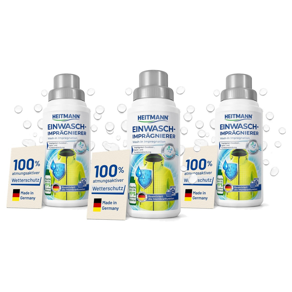 HEITMANN Inwasimpregnering 3 x 250 ml - Voordeelverpakking