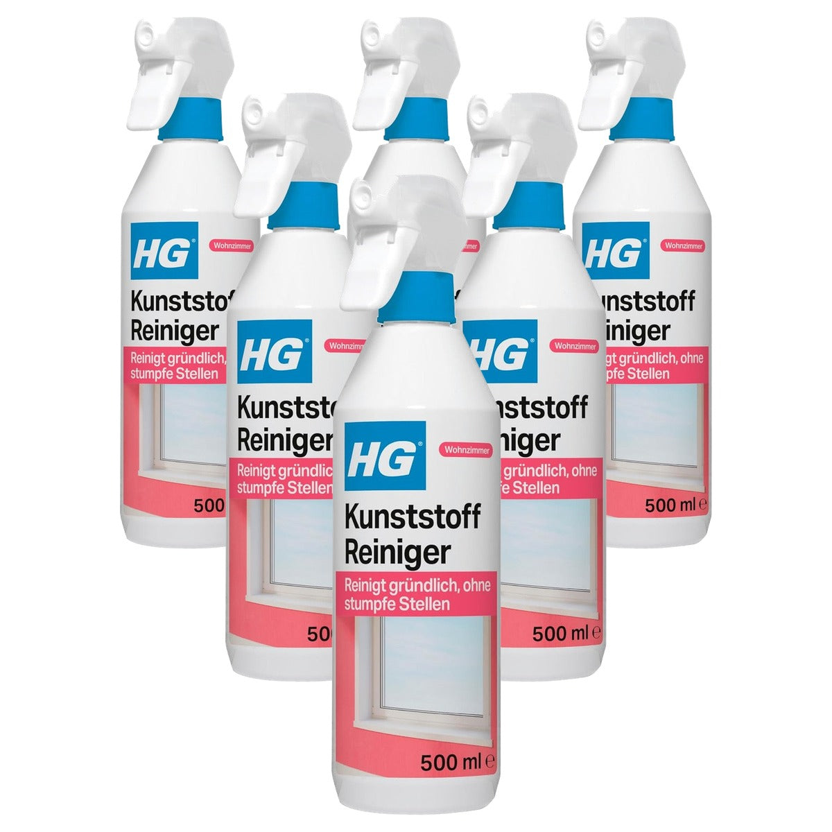 HG intensieve kunststofreiniger - 6-pack