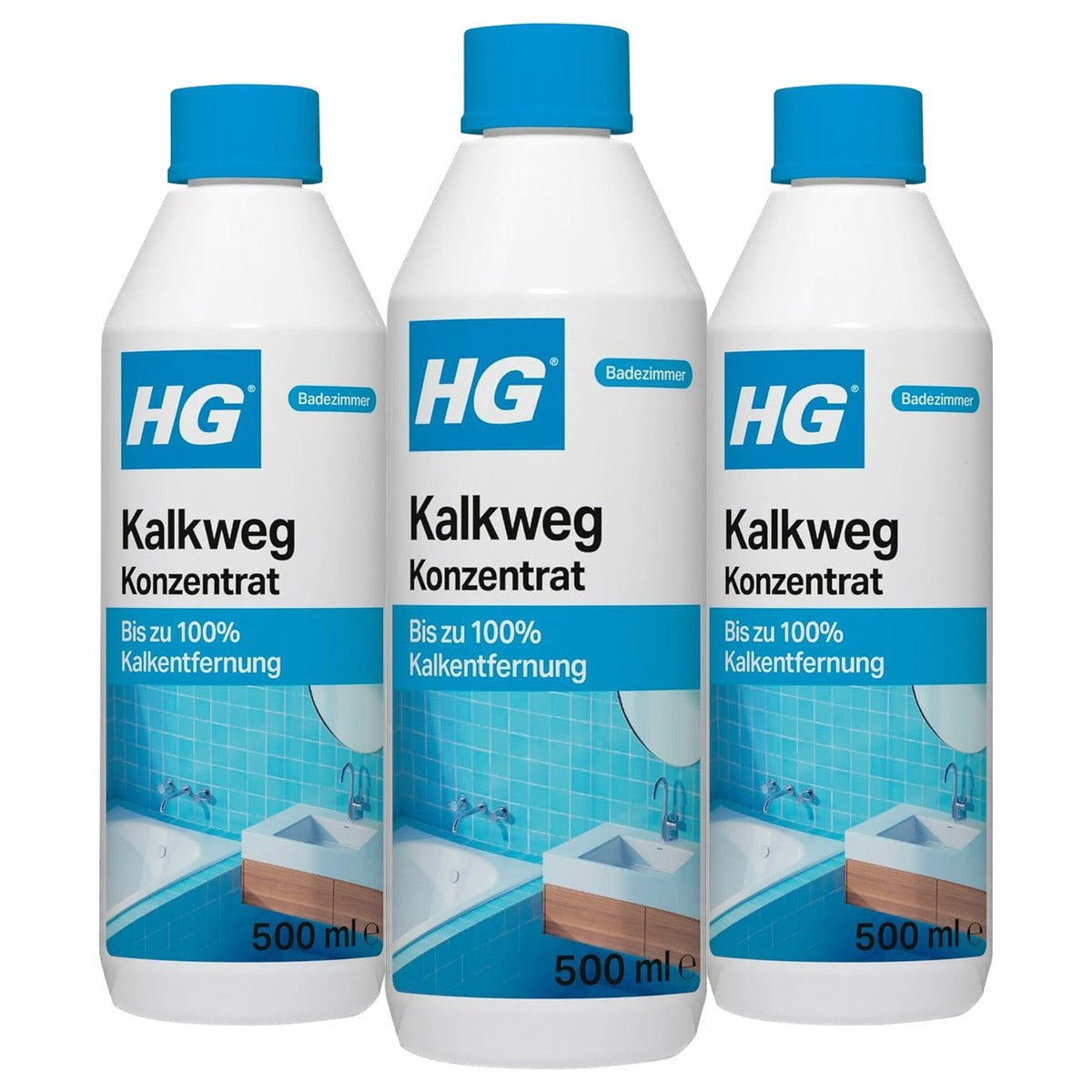 HG Kalkwegconcentraat 3 x 500 ml - Voordeelverpakking