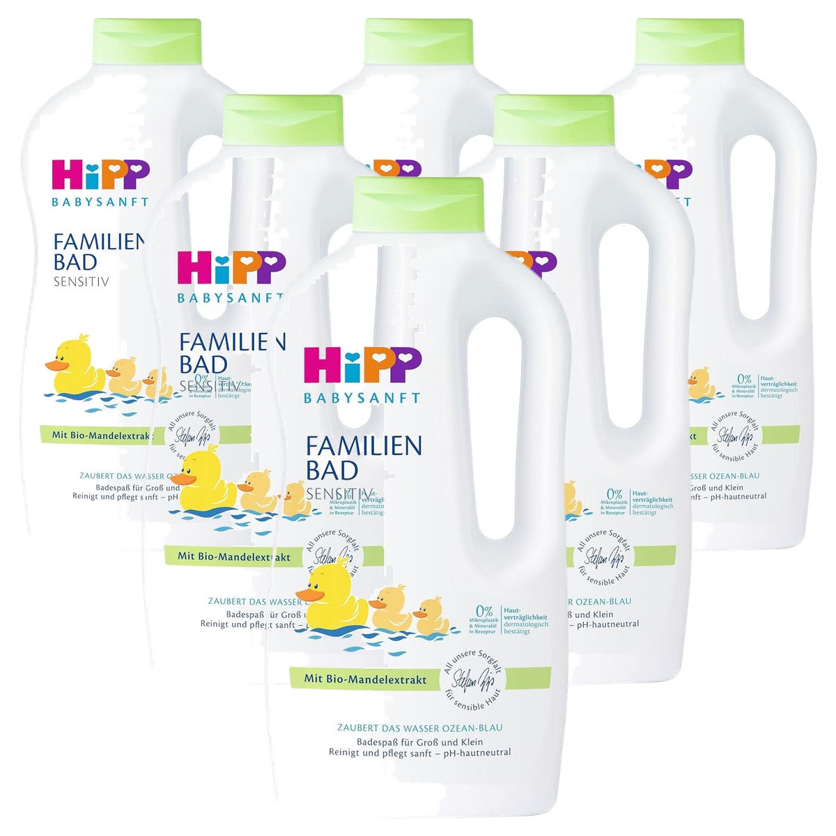 HiPP Babysanft Familiebad 6 x 1000 ml - Voordeelverpakking