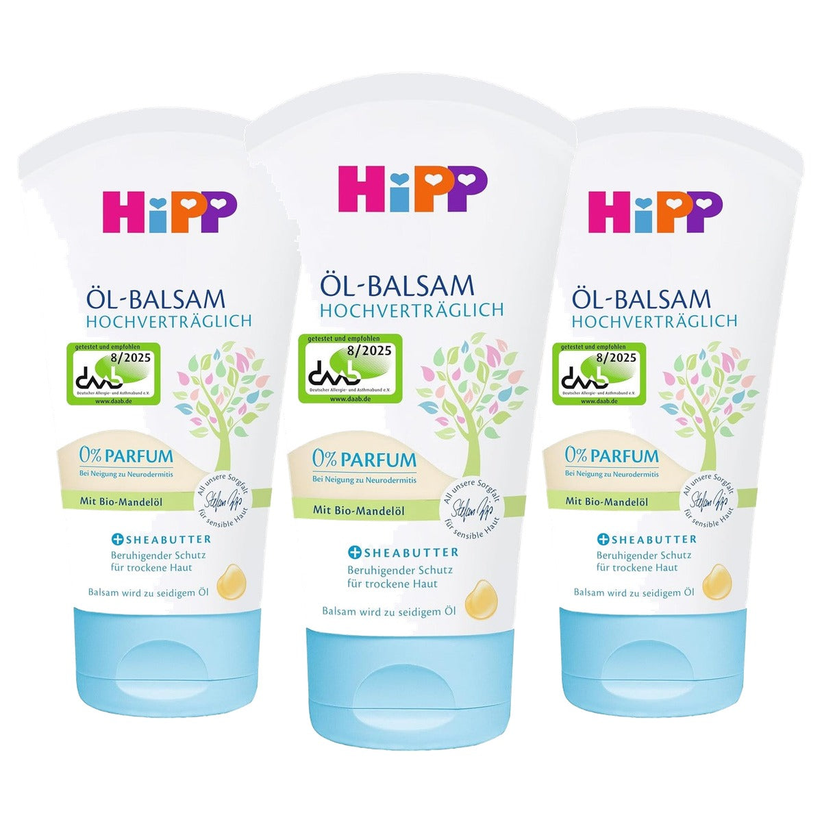 HiPP Zeer goed verdragen Oliebalsem 3 x 150 ml - Voordeelverpakking