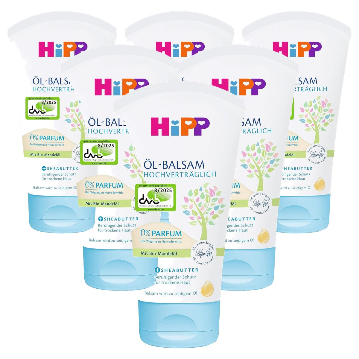 HiPP Zeer goed verdragen Oliebalsem 6 x 150 ml - Voordeelverpakking