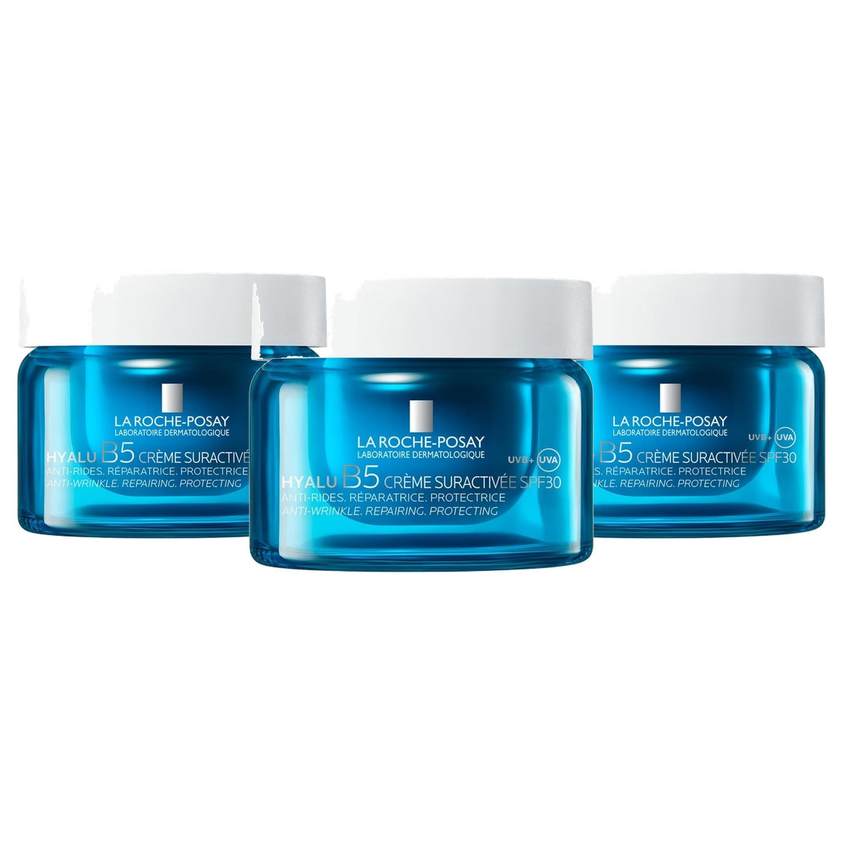 La Roche-Posay Hyalu B5 Suractivated Cream SPF 30 Anti-Rimpelverzorging 50 ml - 3-pack
