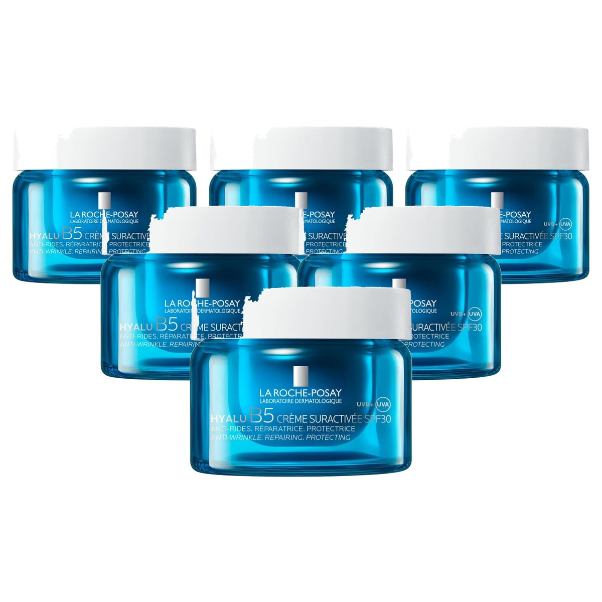 La Roche-Posay Hyalu B5 Suractivated Cream SPF 30 Anti-Rimpelverzorging 50 ml - 6-pack