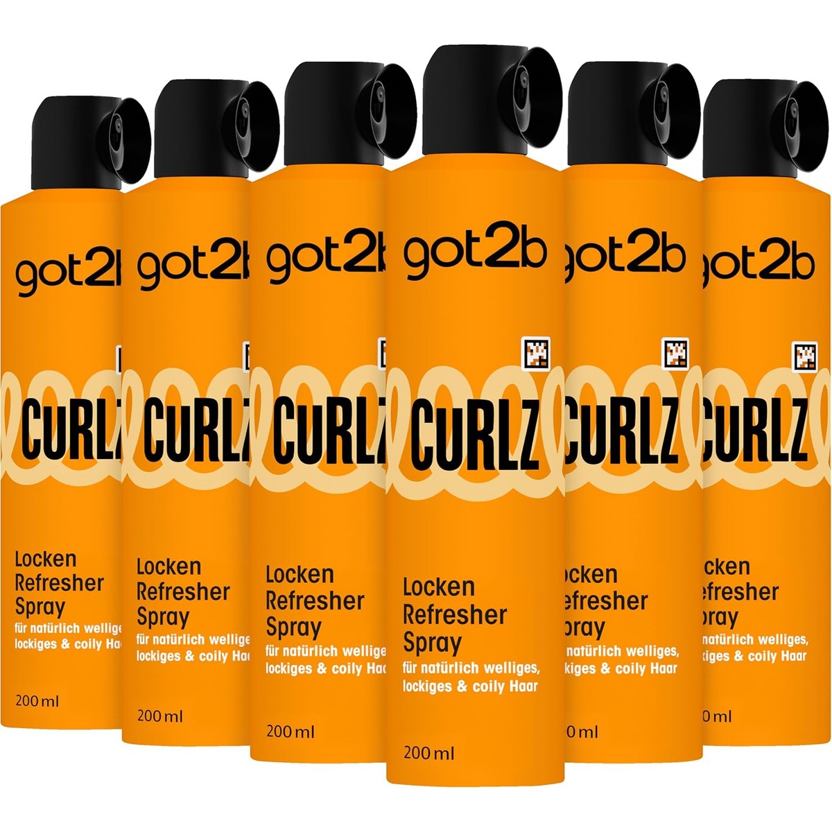 got2b Curlz Krullen Refresher Spray 6 x 200 ml – got2b