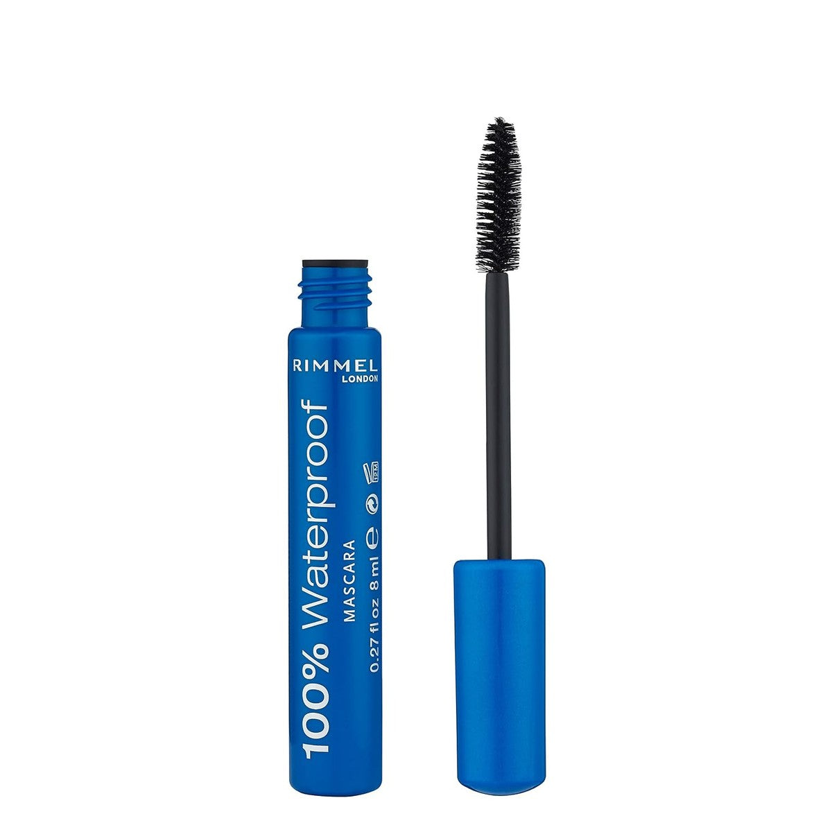 Rimmel Wasserdichte Mascara, Braun Schwarz, 8ml (1er Pack) – Rimmel London