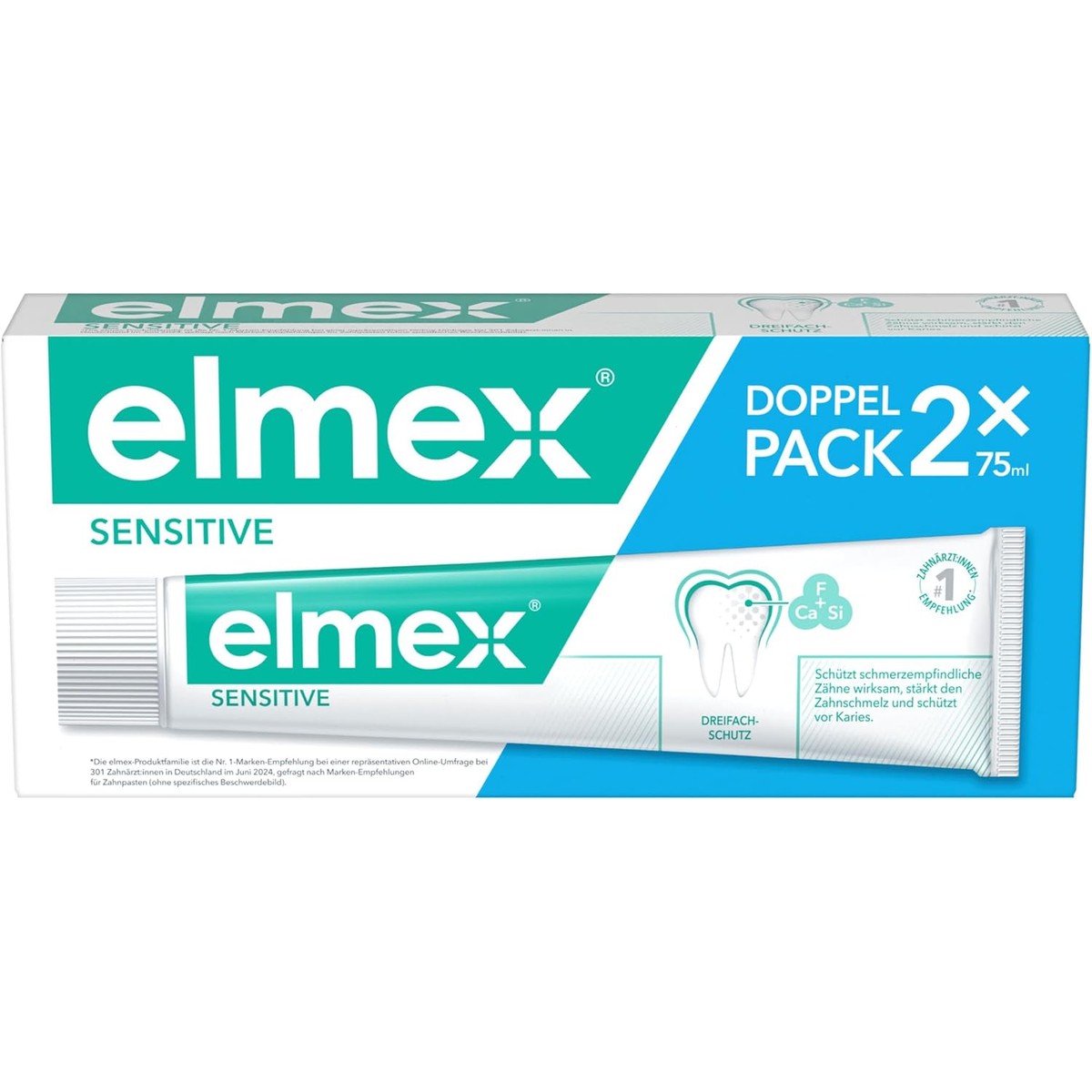 ELMEX Sensitive tandpasta dubbelpak 150 ml – ELMEX