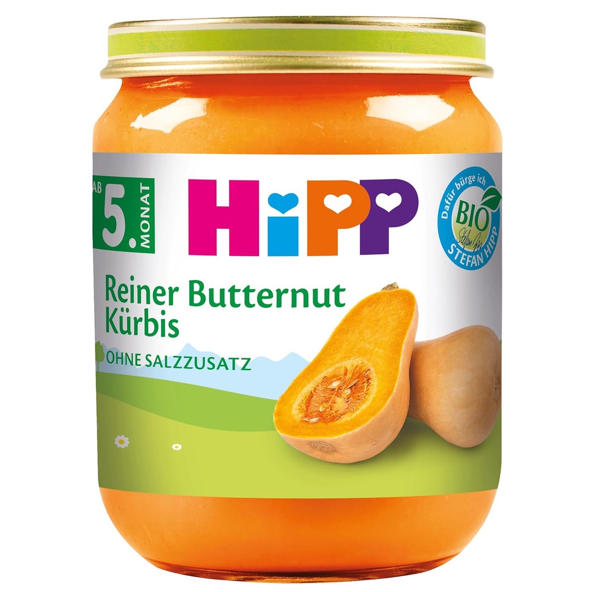 HiPP Biologische pure boternoot pompoen 6 x 125 g – HiPP