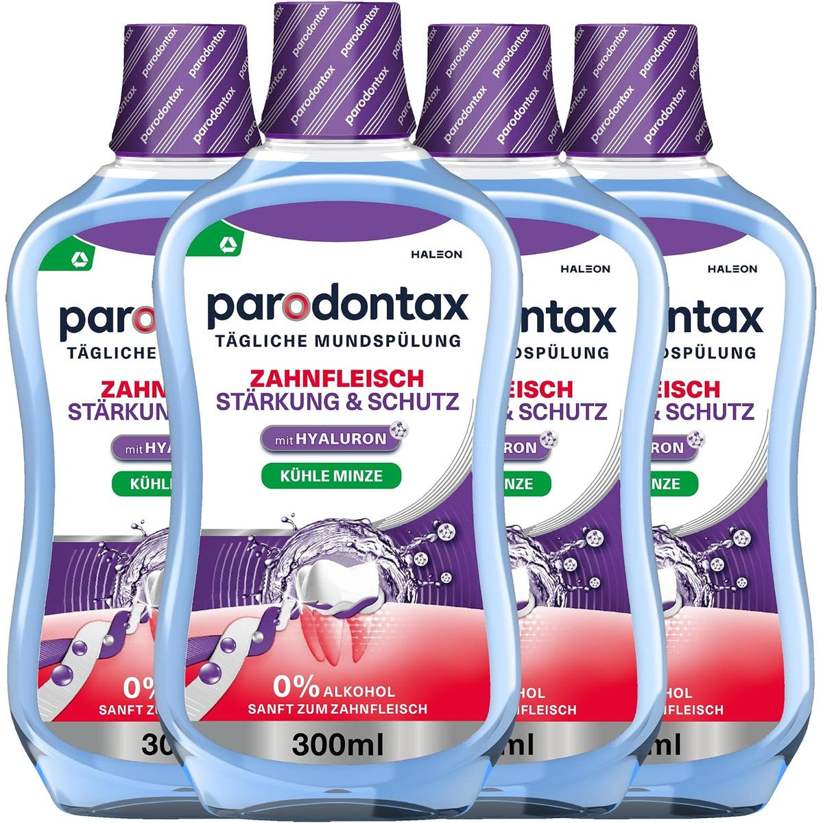 Parodontax Mondspoeling Tandvleesversterking & Bescherming 4 x 300 ml – Parodontax