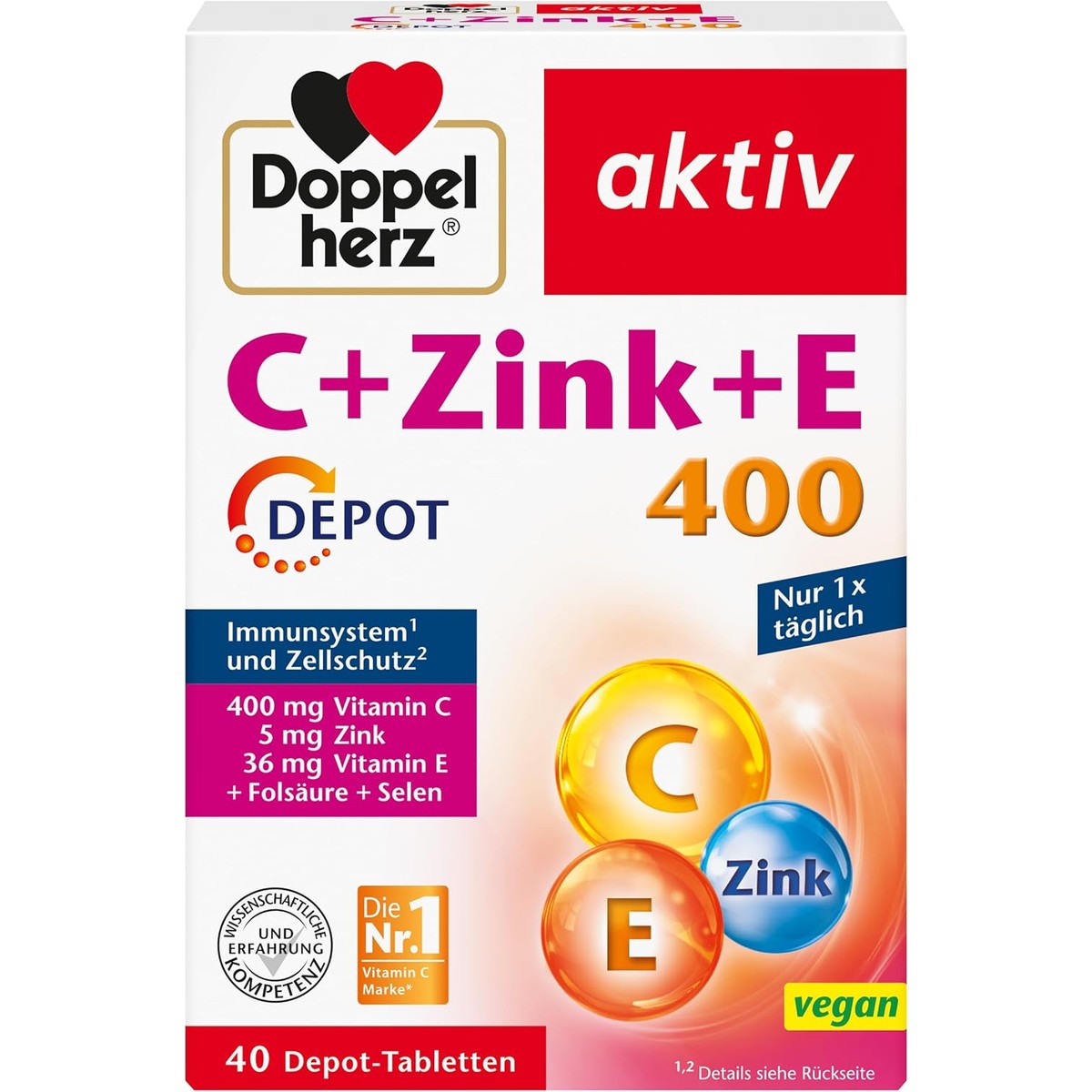 Doppelherz C + zink + E 400 depot – Doppelherz