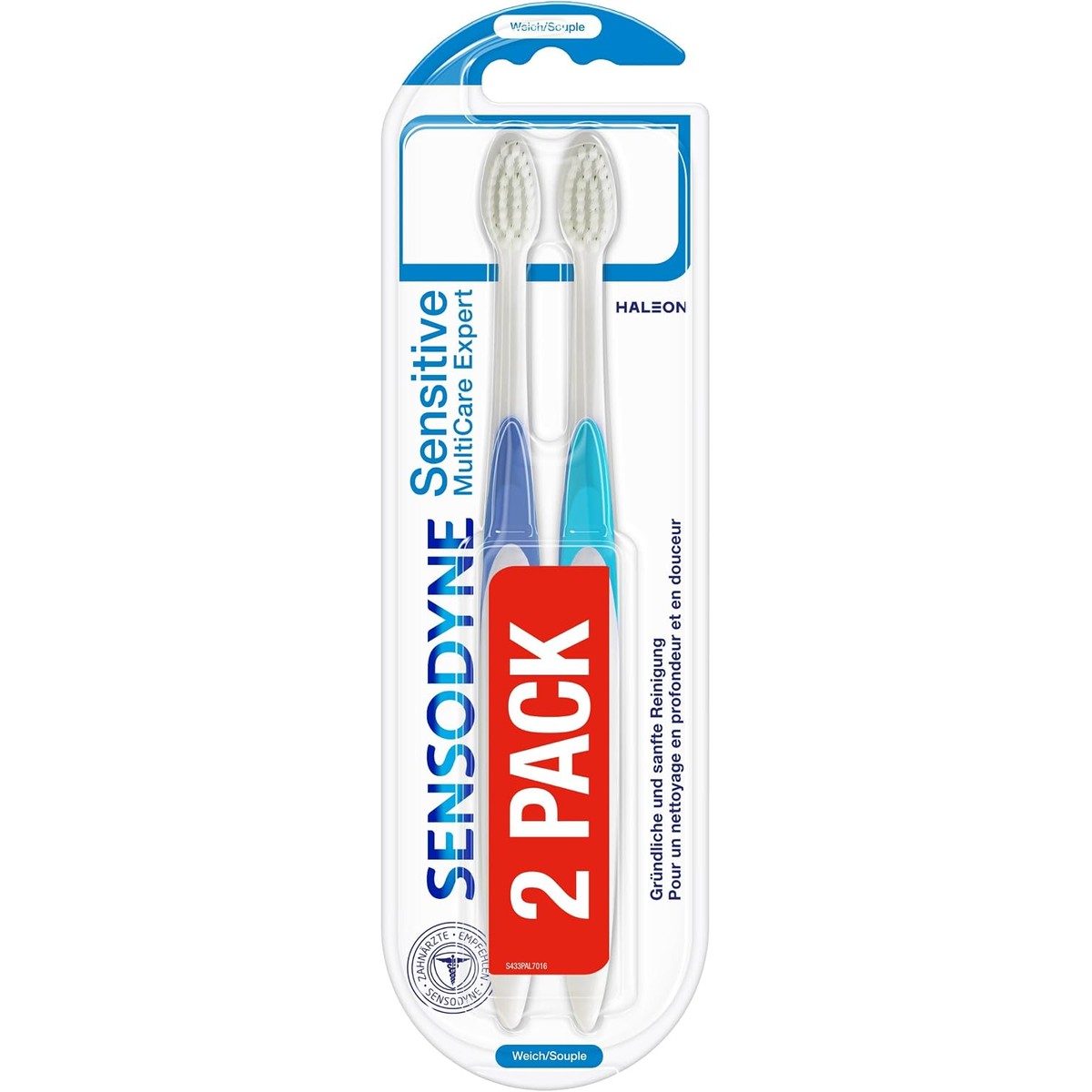 Sensodyne Sensitive MultiCare Expert Tandenborstel Zacht 2 stuks – Sensodyne