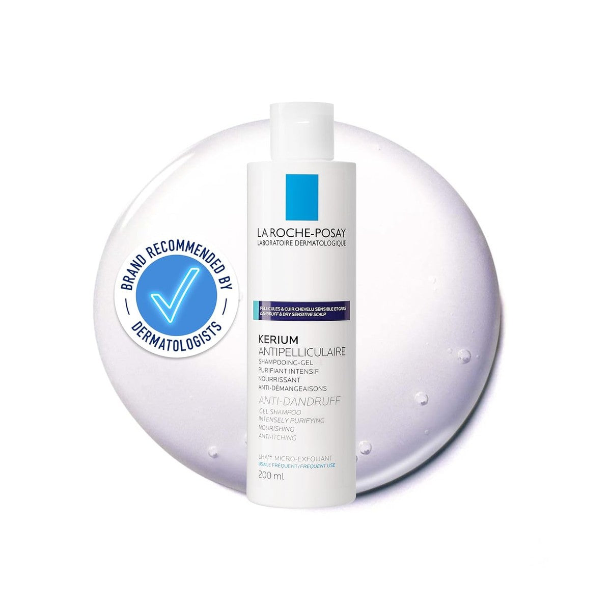 La Roche-Posay Kerium Anti-Roos Talgregulerende Gel-Shampoo 200 ml