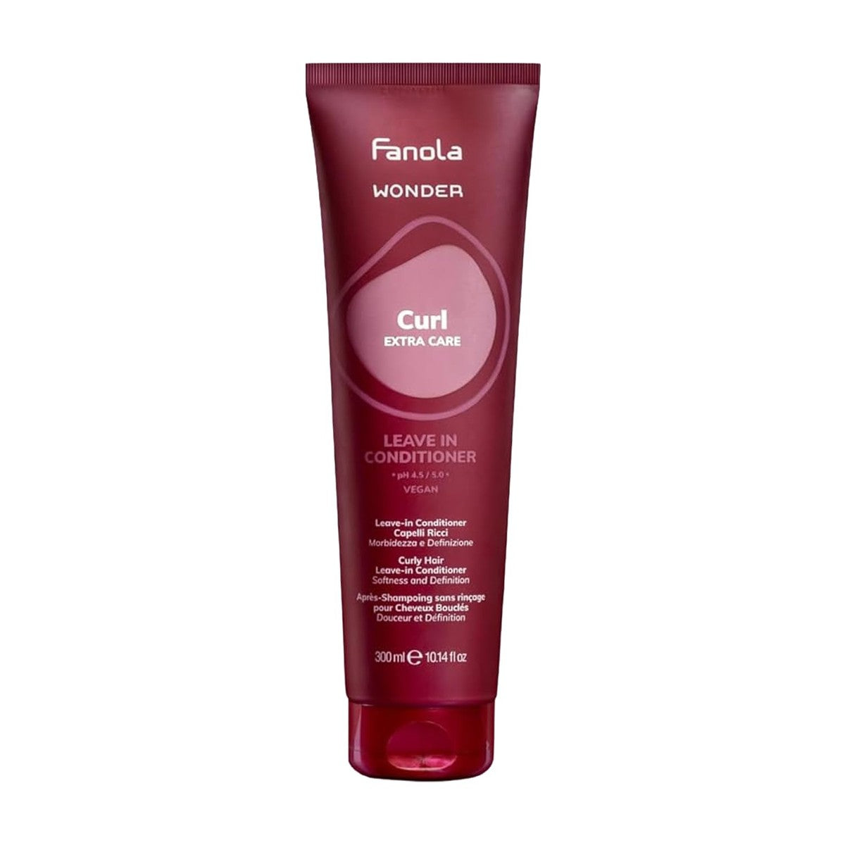 Fanola Wonder Curl Conditioner zonder uitspoelen voor krullend en golvend haar, 300 ml
