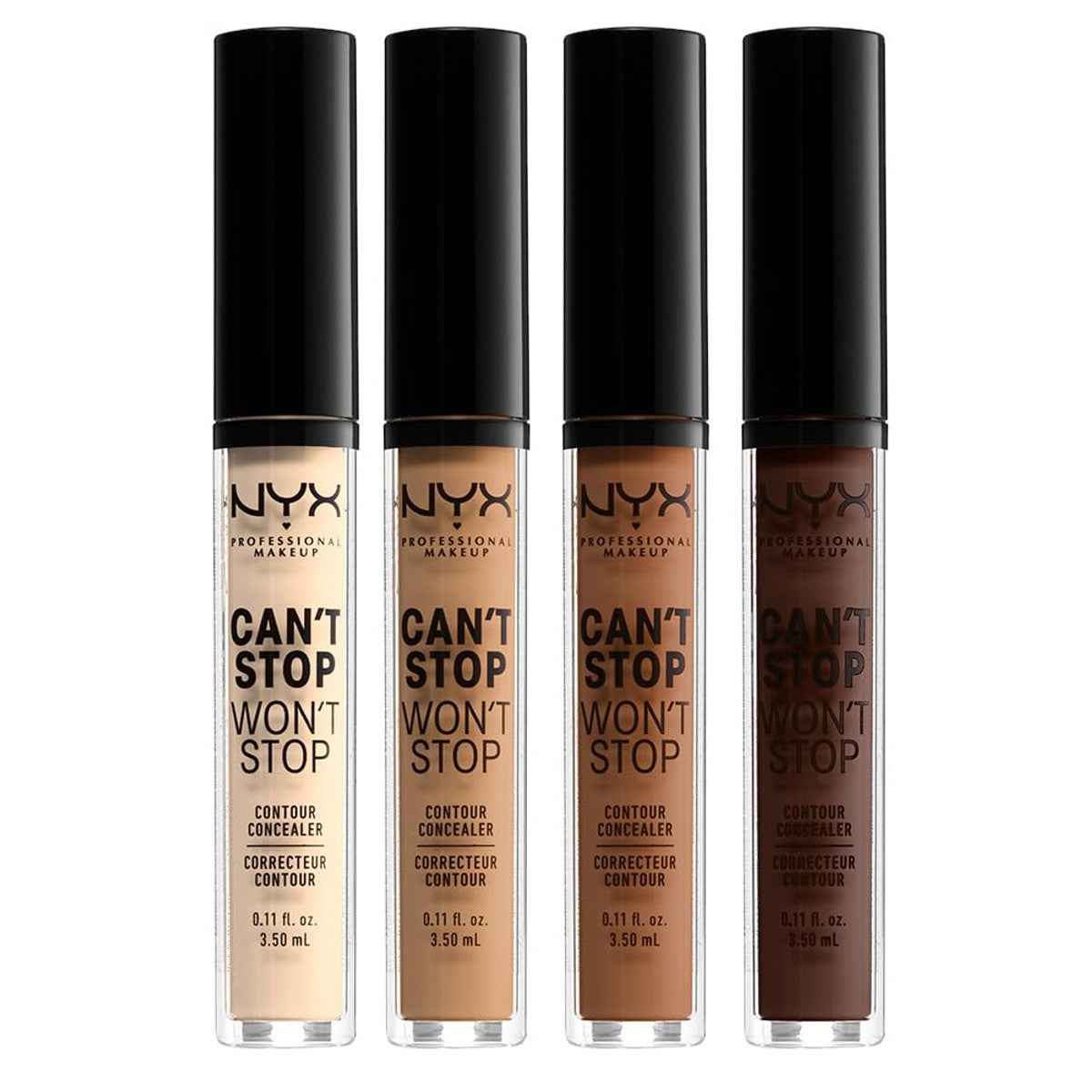 NYX Professional Makeup Can't Stop Won't Stop Contour Concealer, watervaste vloeibare afdekstift, lamineren & highlights, 3,5 ml, neutraal Buff 10.3 – NYX PROFESSIONAL MAKEUP