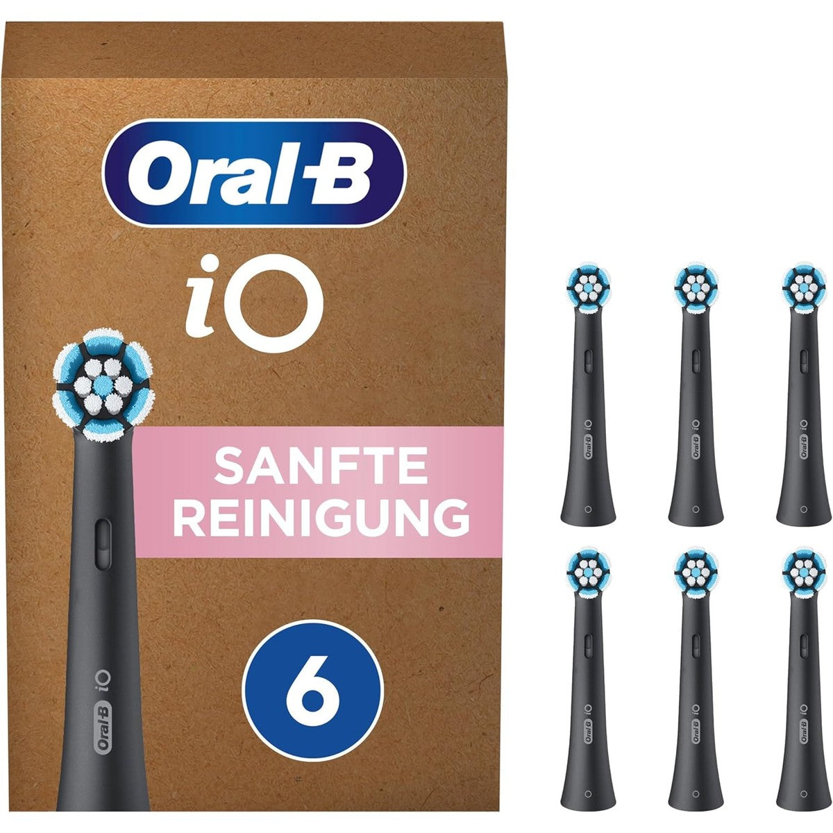 Oral-B iO Zachte Reiniging opzetborstels 6 stuks – Oral-B