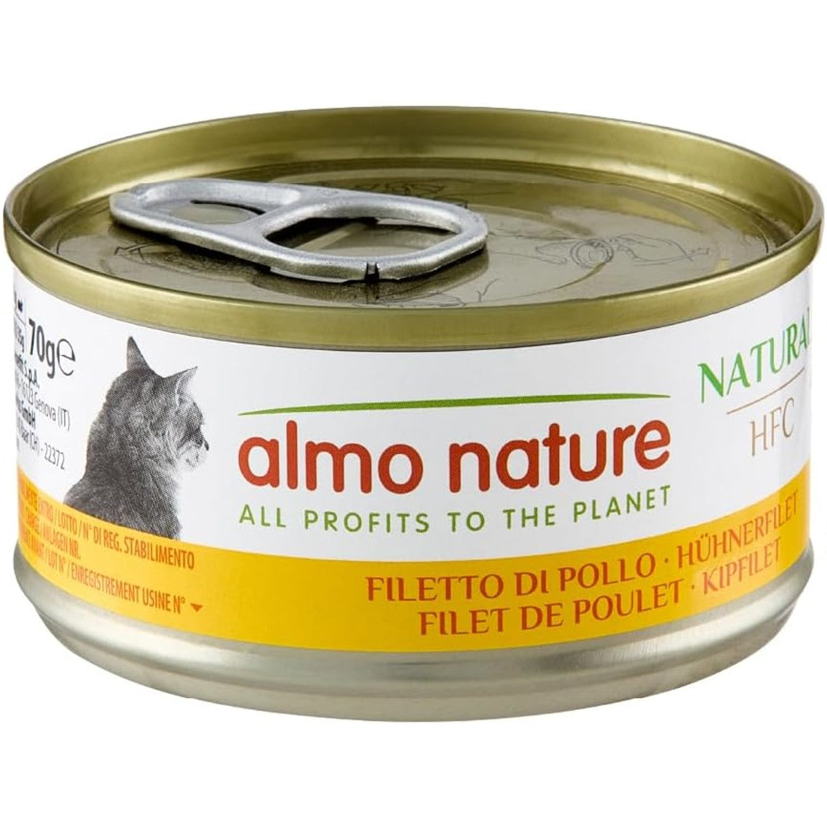 Almo Nature HFC Natural Katzenfutter nass -Hühnerfilet 24er Pack (24 x 70g) – almo nature
